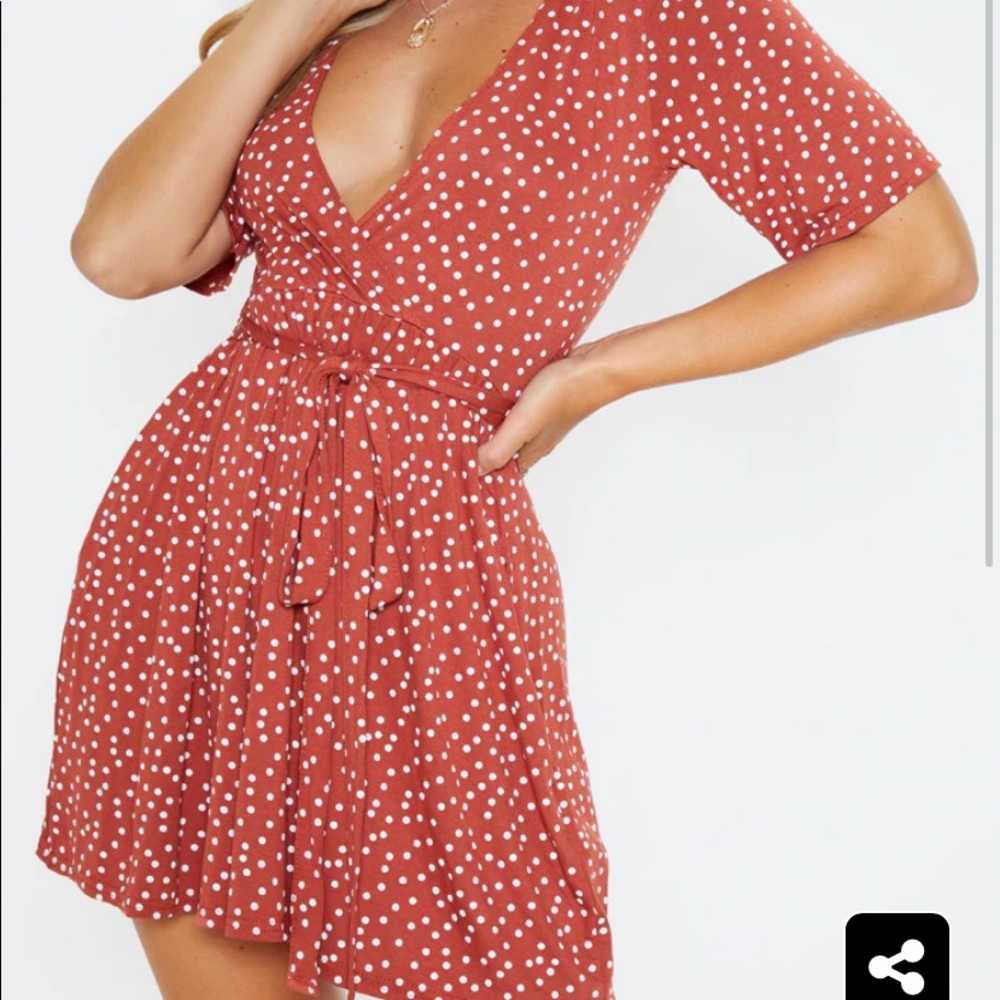 PLT polka dot tea dress